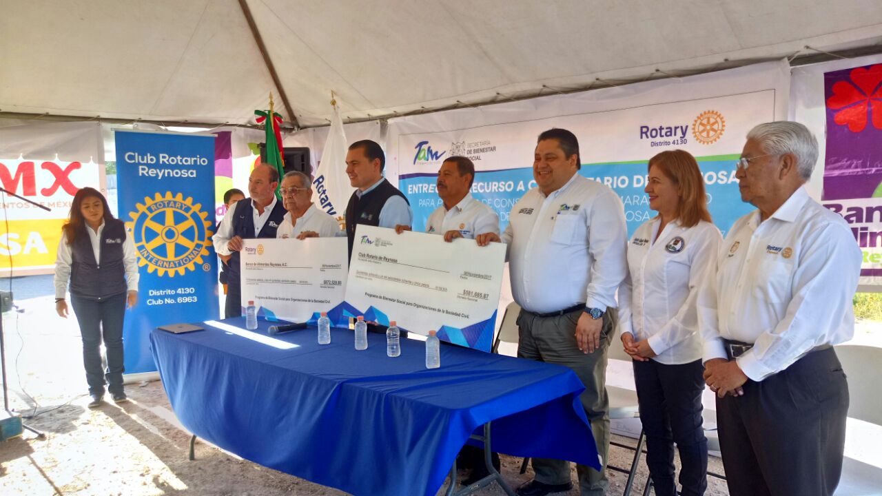 Club de Rotarios en Reynosa.