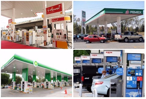 Las marcas que ya se pueden ver en las gasolineras del país.