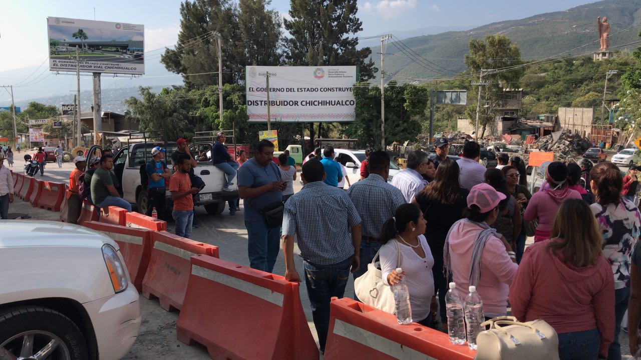 El bloqueo duró una hora apróximadamente.