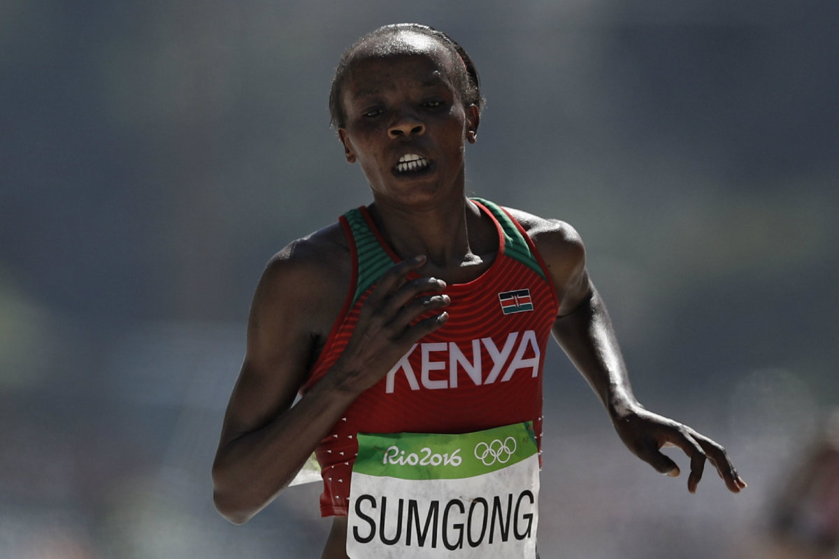 Jemina Sumgong ganó el oro en los Juegos Olímpicos de Río de Janeiro