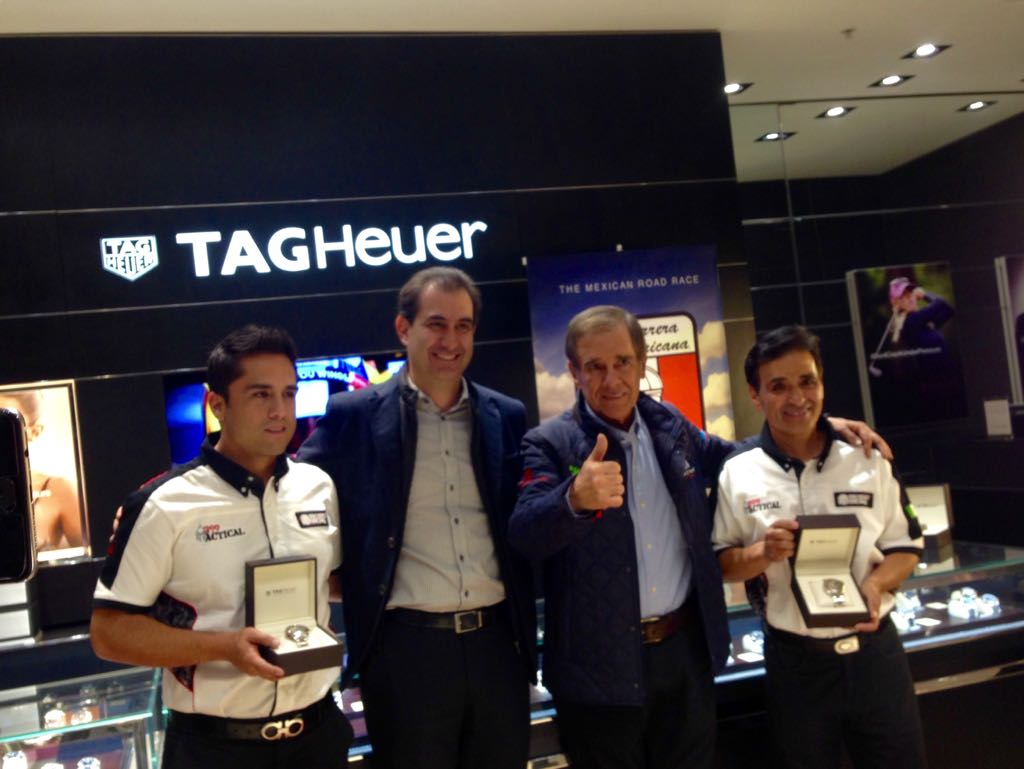 Premiación de los ganadores de la Carrera Panamericana