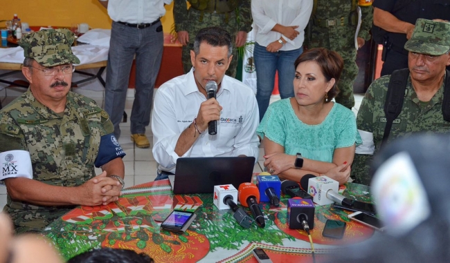 Rosario Robles dijo que se han demolido 8 mil 246 viviendas, equivalente a 200 millones de pesos invertidos.