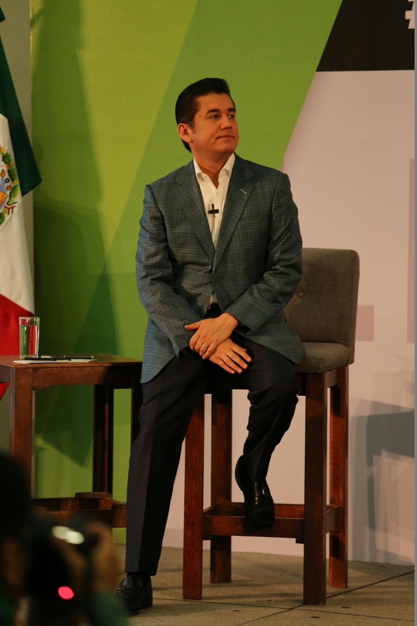 El senador del Partido Verde Ecologista de México (PVEM), Carlos Puente Salas.