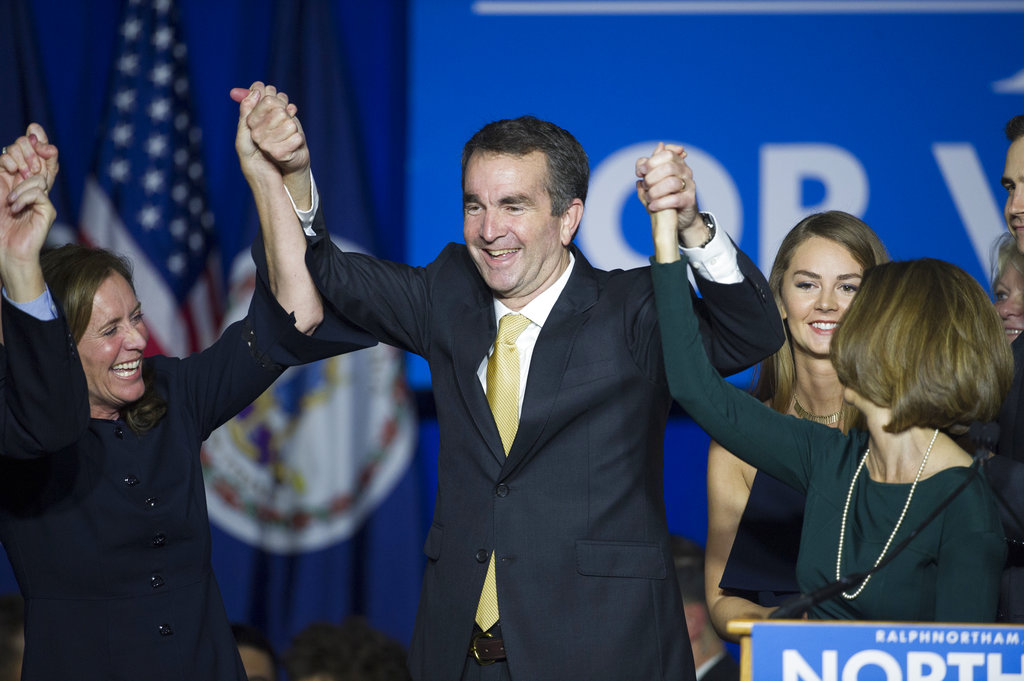 En Virginia, el demócrata Ralph Northam fue elegido gobernador.