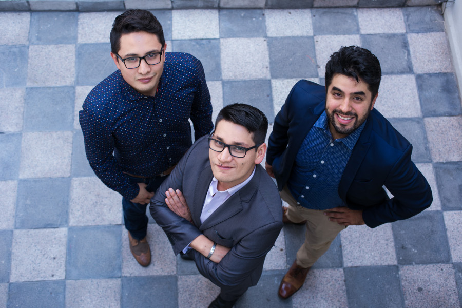 Daniel Alarcón, Luis Cervantes y  Carlos Ortiz/ Logiety 