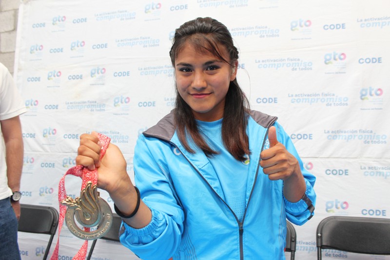 María Isabel Huitrón Ángeles, ganó el Premio Nacional del Deporte 2017. 