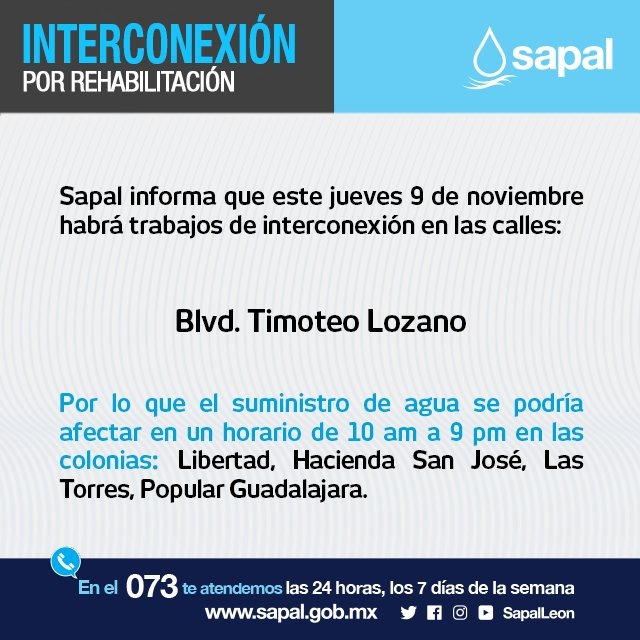 Serán en cuatro colonias en donde se realizará el corte. 
