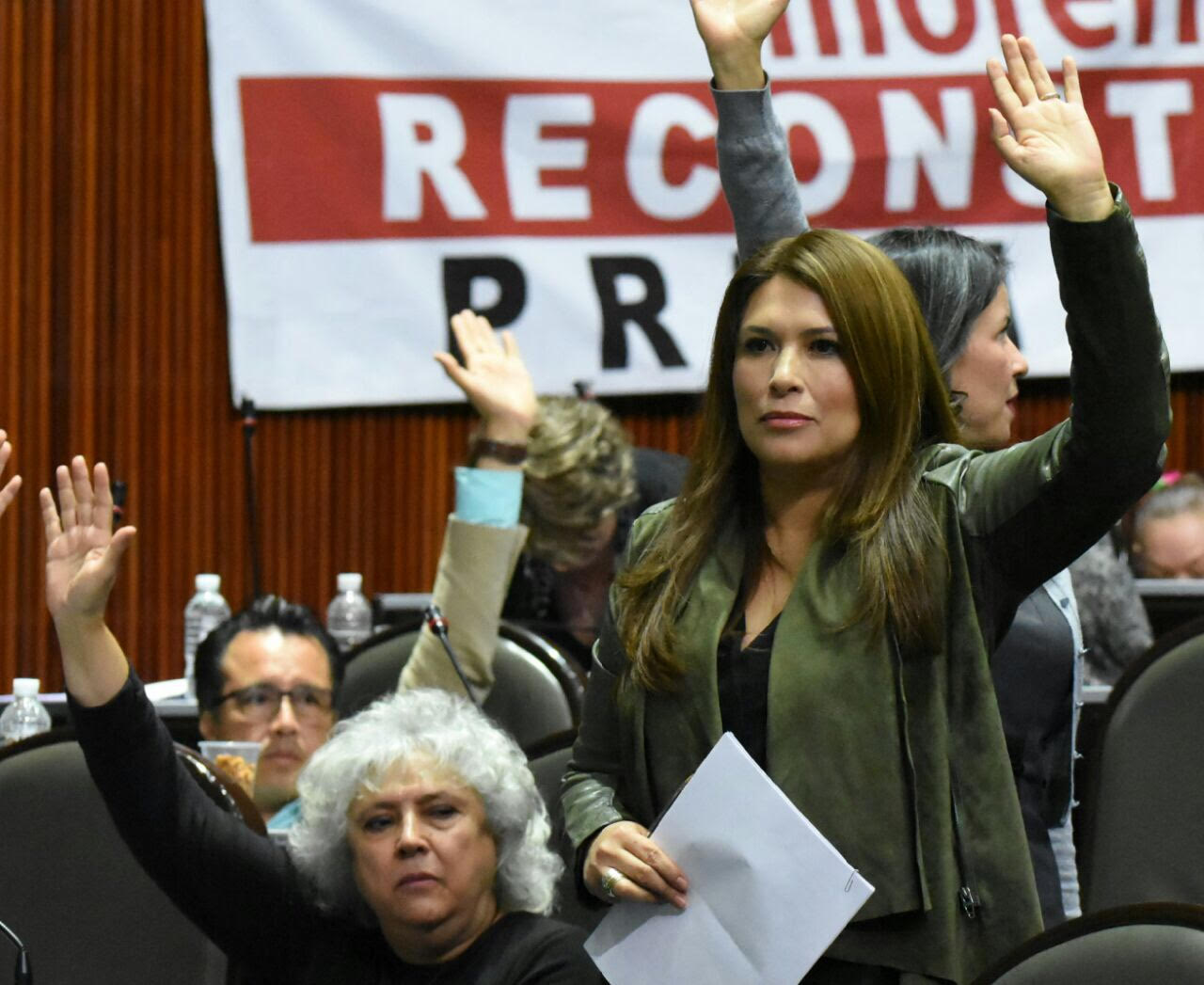 La diputada de Movimiento Ciudadano, Claudia Corichi.