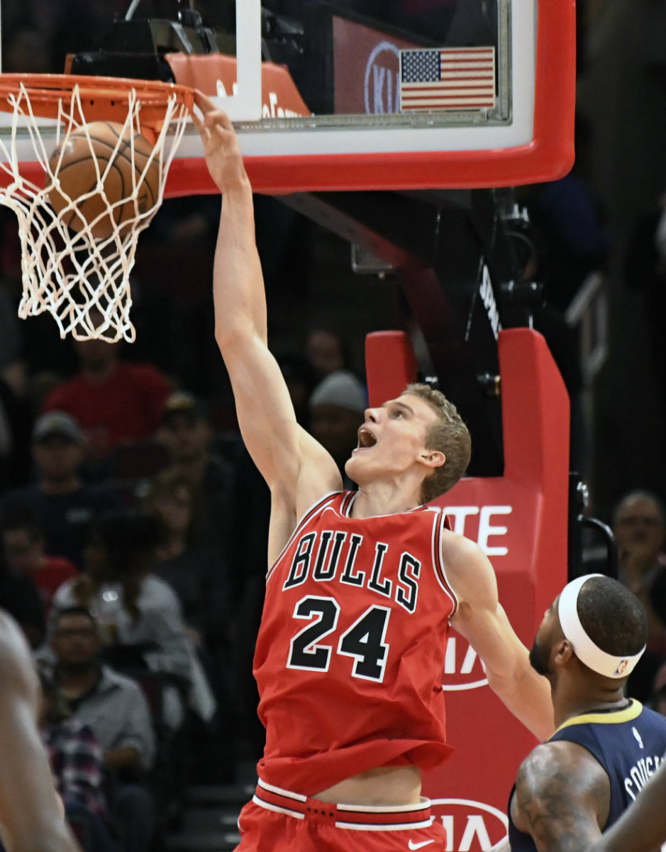 Lauri Markkanen de los Bulls de Chicago