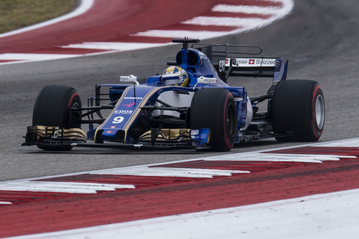Marcus Ericsson en su monoplaza de Sauber