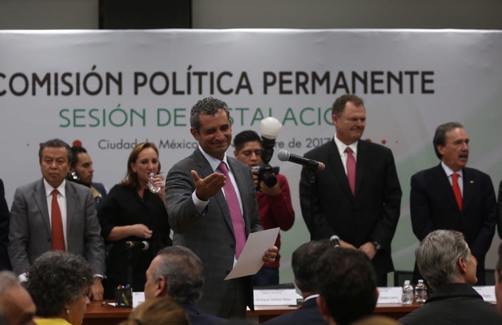 El líder del PRI, Enrique Ochoa, aseguró que están listos para el arranque.