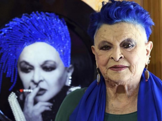 La actriz Lucía Bosé, de 86 años, el madre del cantante Miguel Bosé.