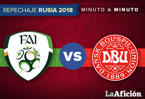 Irlanda vs. Dinamarca, repechaje: MINUTO A MINUTO