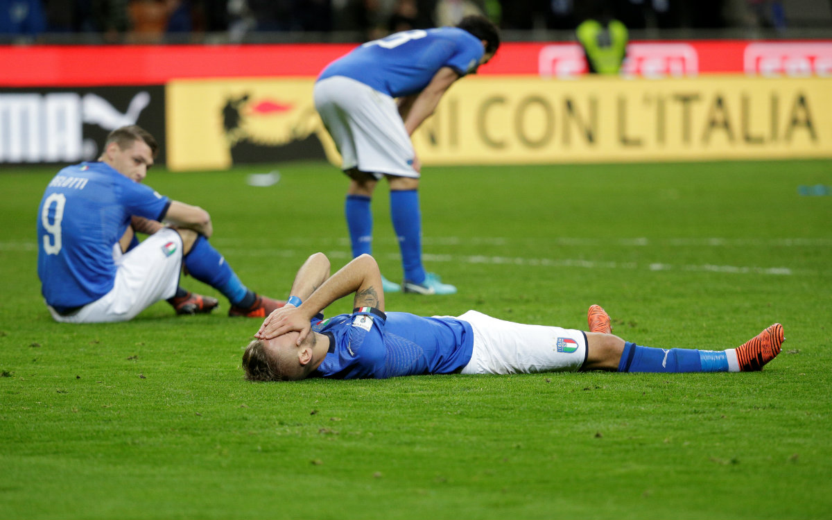 Italia quedó eliminada del Mundial de Rusia 2018
