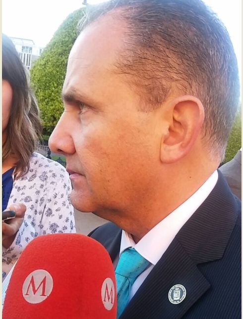 Luis Enrique Ramírez Saldaña, secretario de Seguridad Pública.