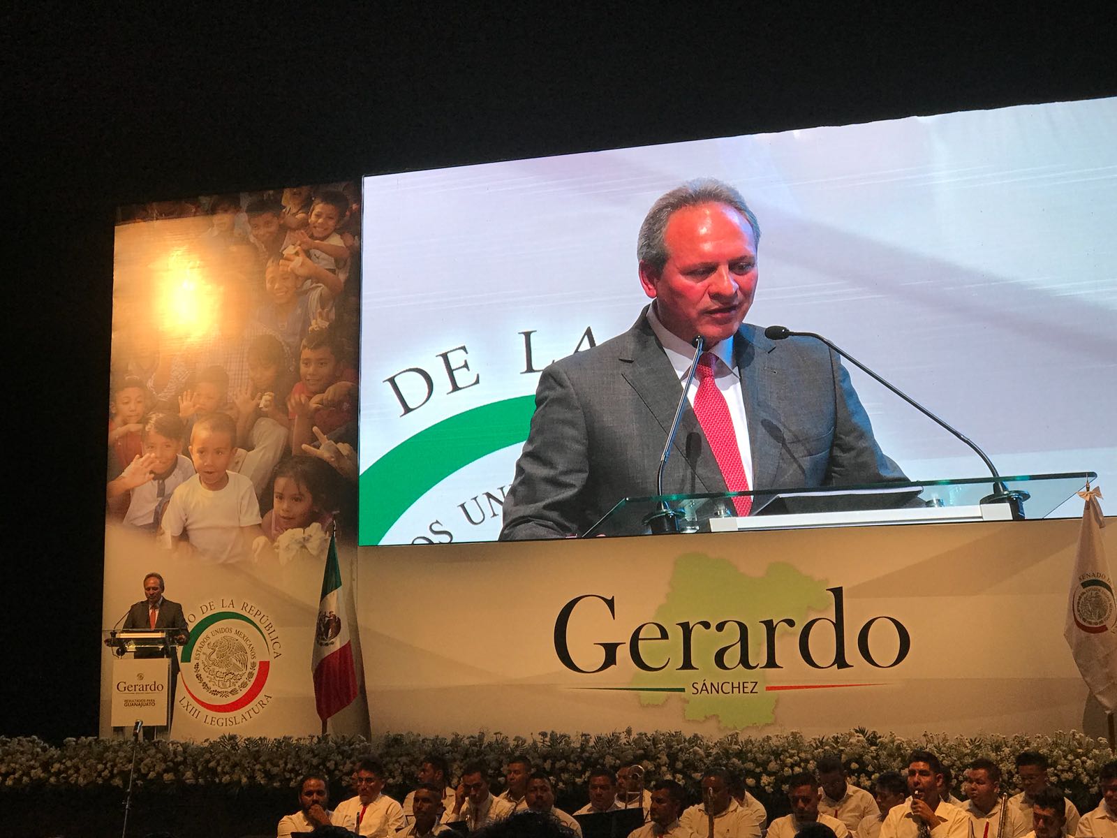 El senador Gerardo Sánchez García. 
