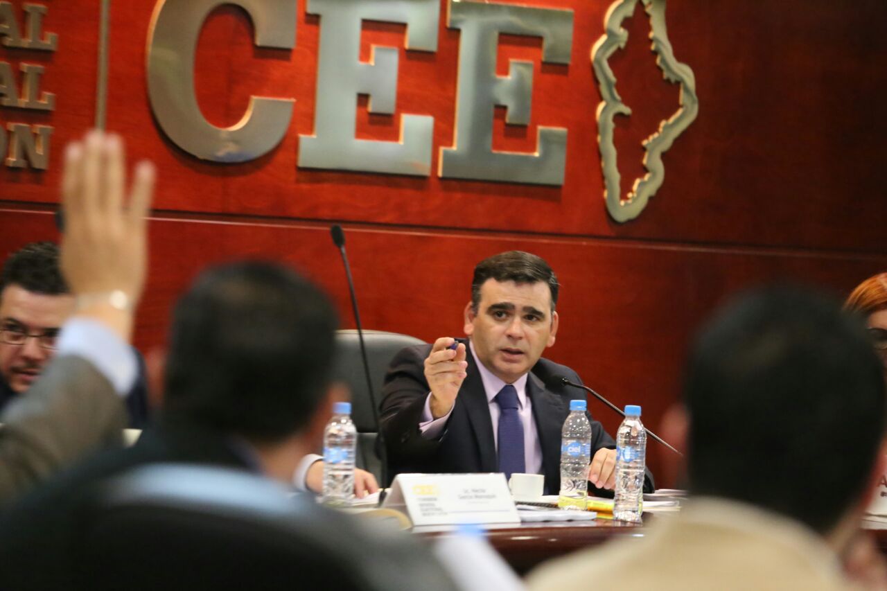 Mario Alberto Garza Castillo, consejero presidente de la CEE.