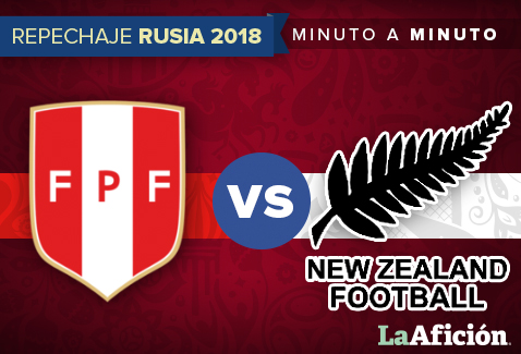 Perú vs. Nueva Zelanda en vivo: MINUTO A MINUTO 