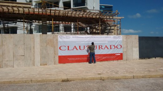 La Profepa ordenó también la restauración inmediata de 14 mil 160.86 metros cuadrados de un ecosistema costero.