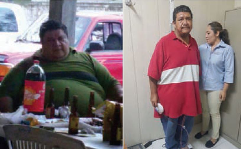Juan Pablo tuvo que apegarse a un régimen alimenticio.