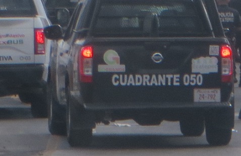 Llegó la policía. 