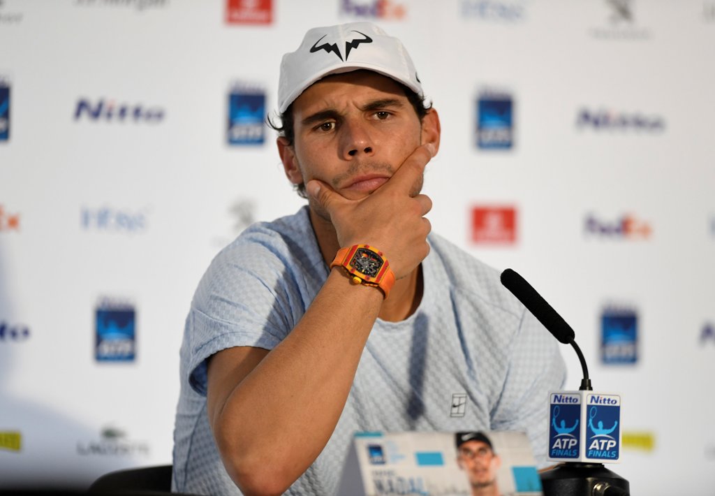 Rafael Nadal en conferencia de prensa 