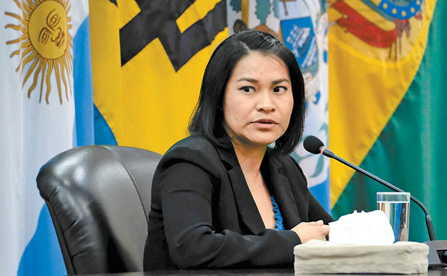 Claudia Hernández, entre las declarantes en la Corte Interamericana de Derechos Humanos. 