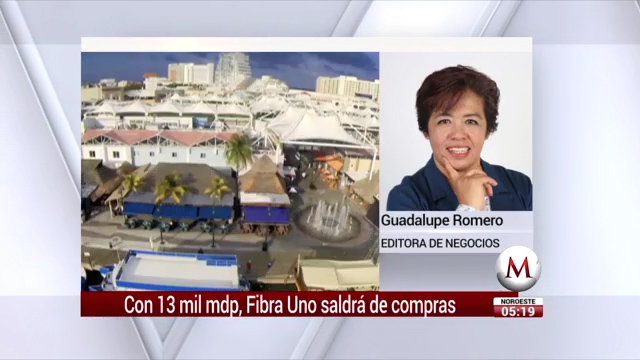 Con 13 mil mdp, Fibra Uno saldrá de compras