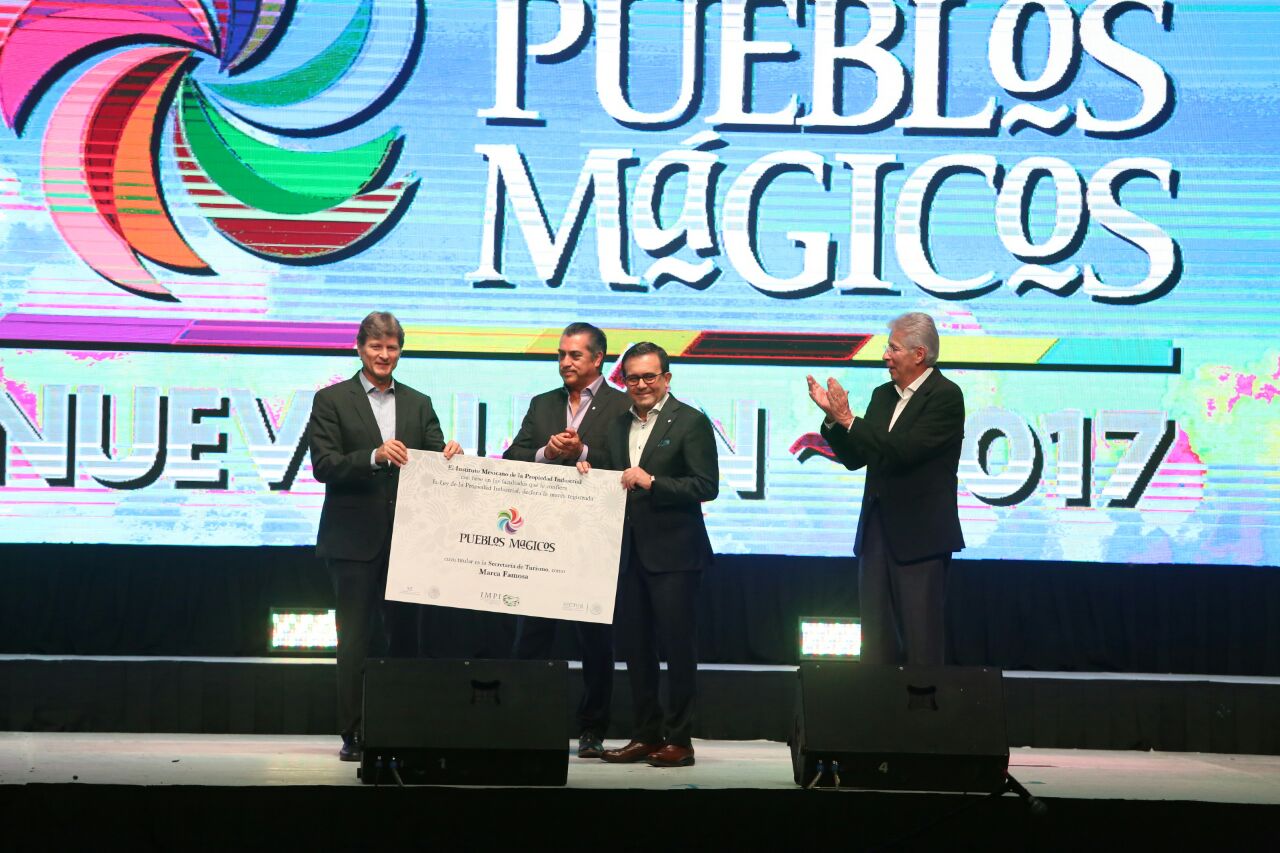 Enrique de la Madrid, secretario de Turismo, Ildefonso Guajardo, secretario de Economía y el gobernador Jaime Rodríguez dieron inicio a la 4a. Feria d