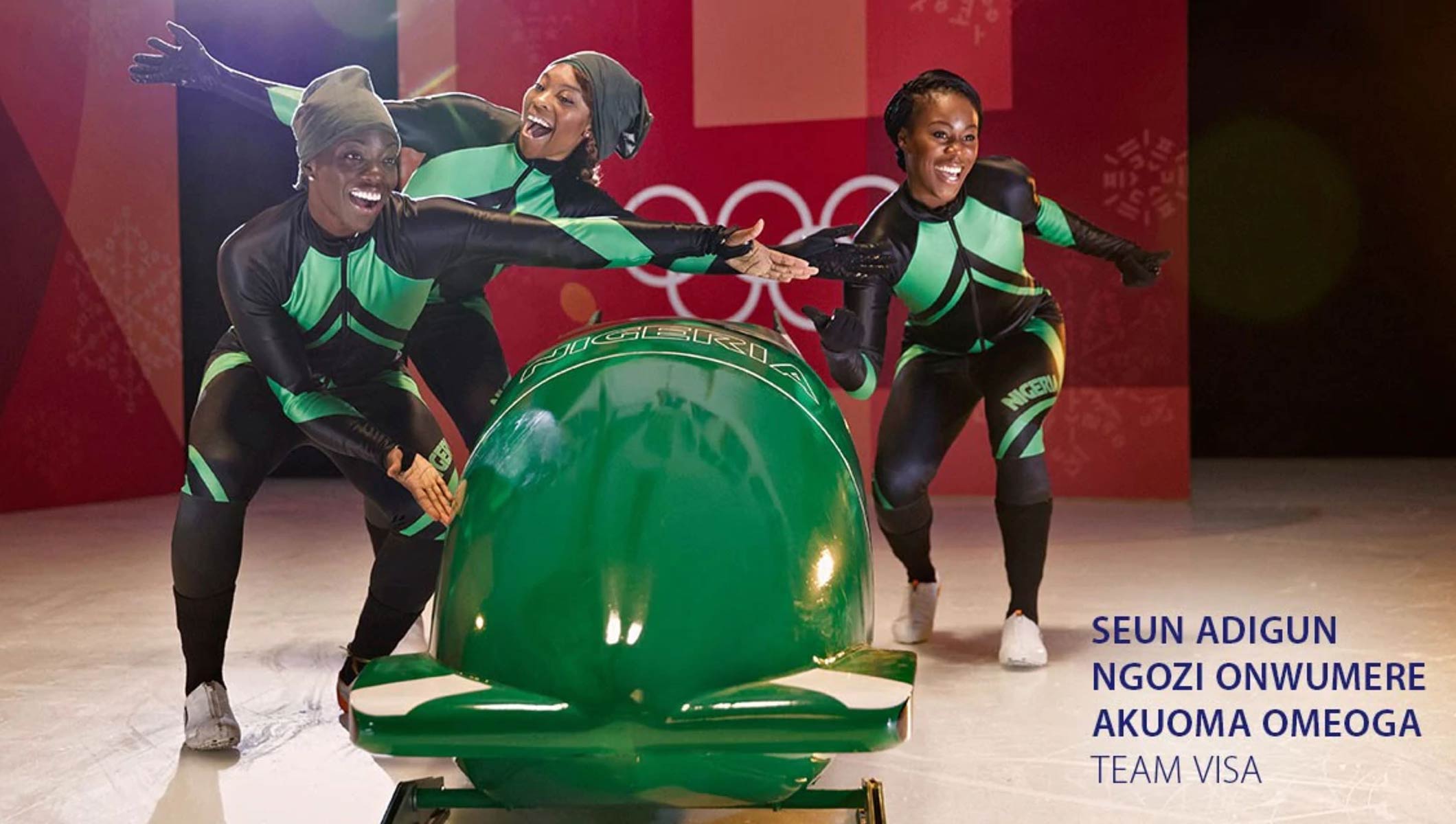 Equipo femenil de bobsleigh de Nigeria clasifica a los Juegos Olímpicos de Pyeongchang