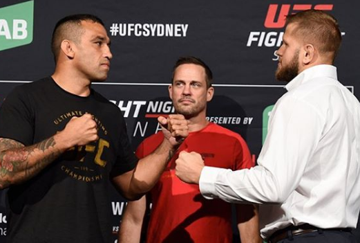 Fabricio Werdum vs. Marcin Tybura.