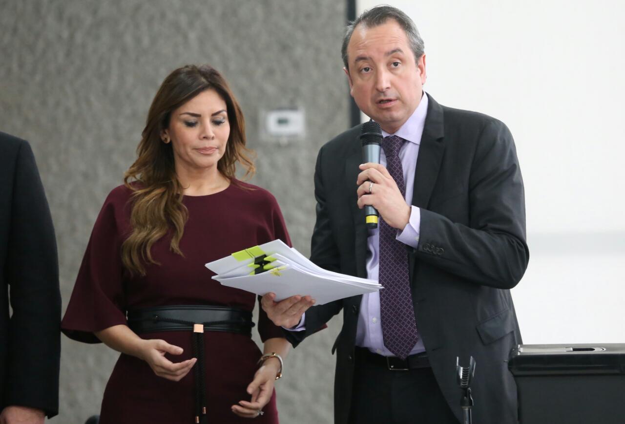 Secretario de Finanzas y Tesorero General del Estado, Carlos Garza. 