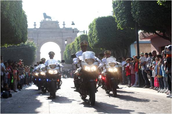71 agentes de Tránsito vigilarán durante el desfile. 