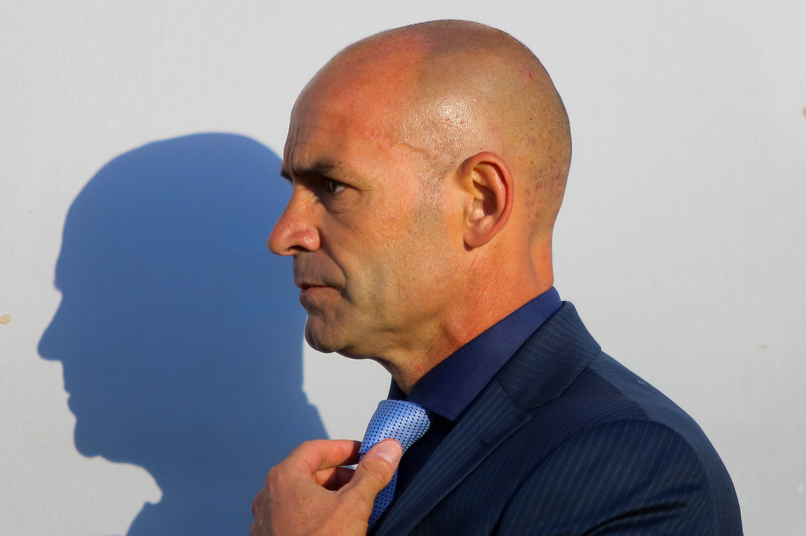 Paco Jémez en el partido contra Veracruz