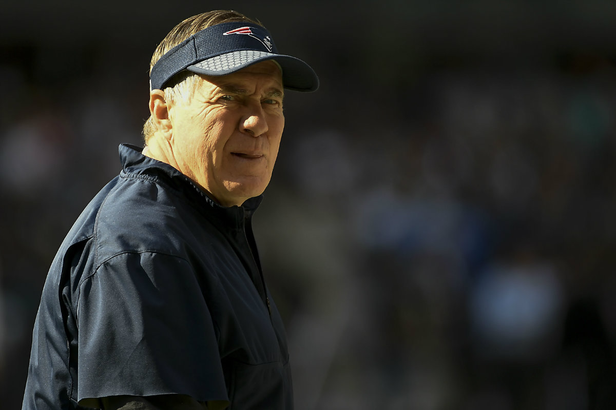 Bill Belichick, entrenador de los Patriotas de Nueva Inglaterra