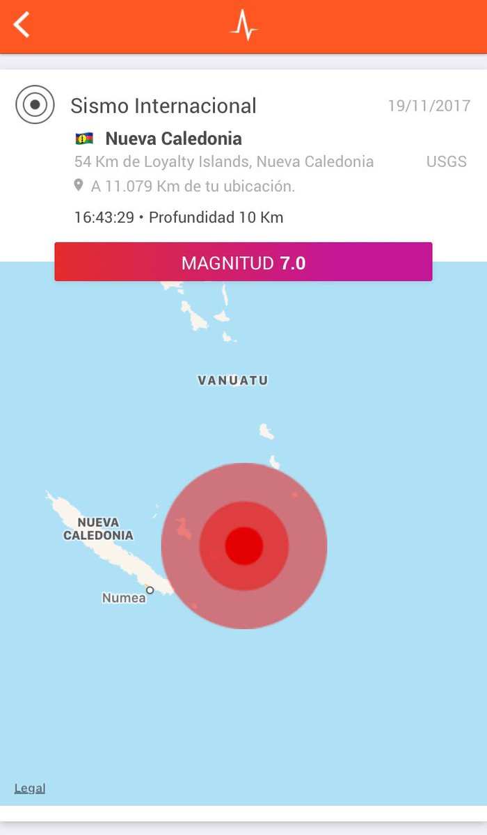 La emisora indicó que el sismo de 7.0 grados estuvo precedido por otros movimientos durante las anteriores 24 horas, y advirtió de la posibilidad de q