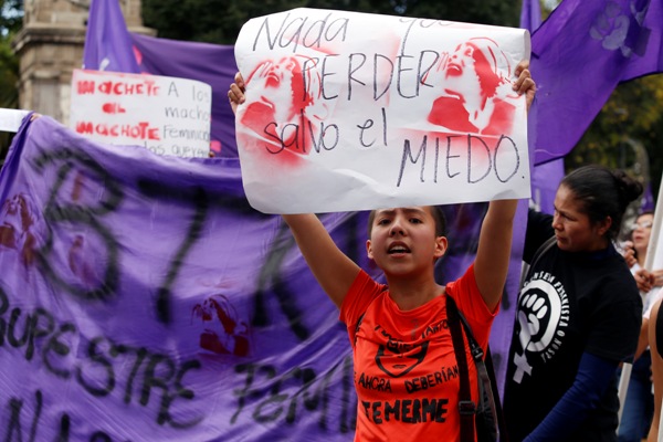 Esta es la séptima "Marcha de las putas" que se realiza en el estado. 