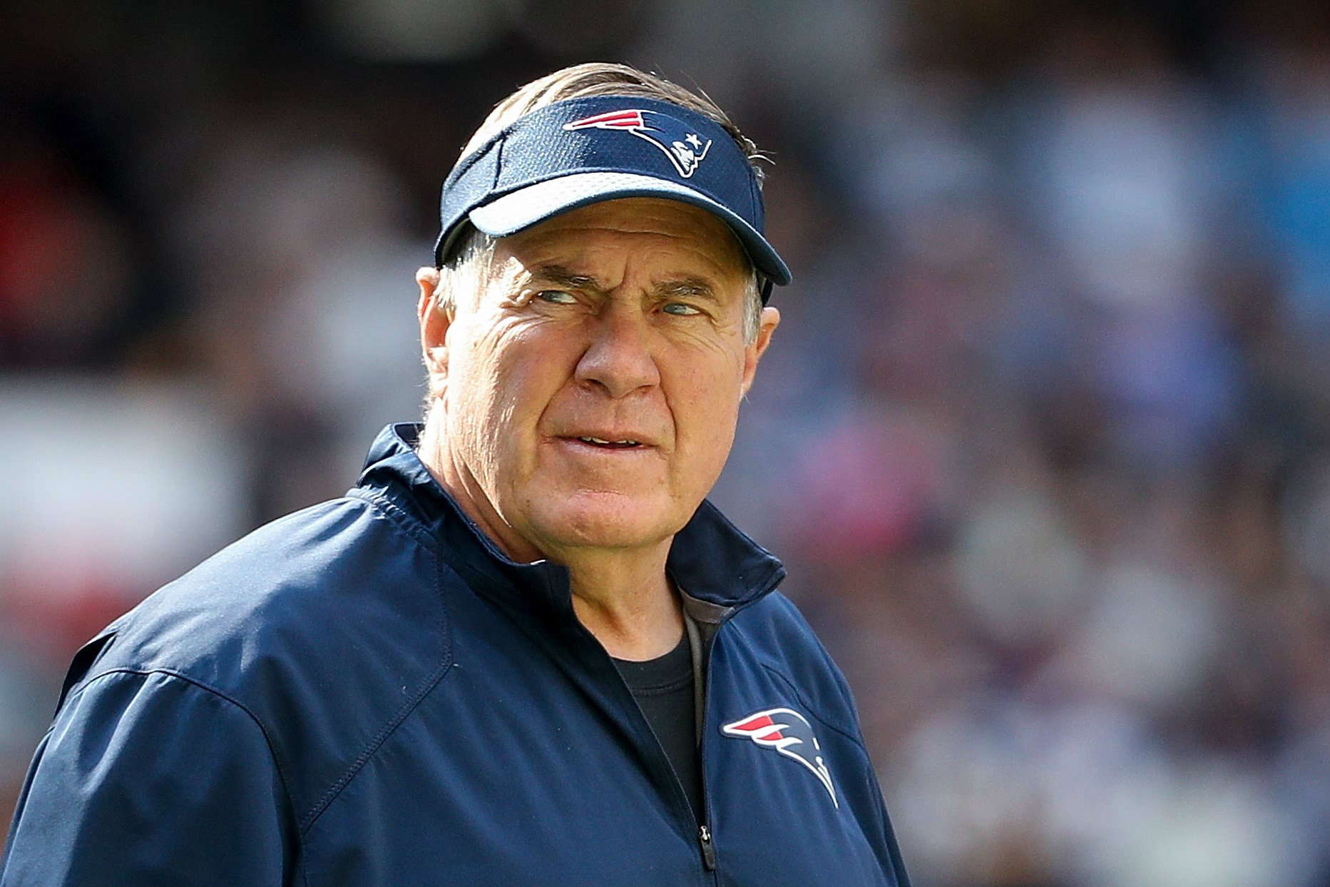 Bill Belichick, entrenador de Patriotas de Nueva Inglaterra