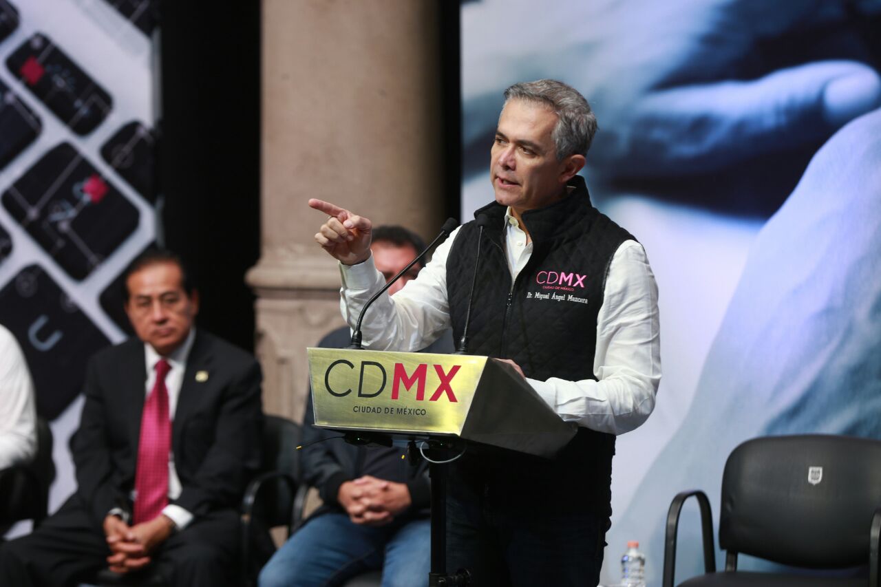 Miguel Ángel Mancera, jefe de Gobierno de la Ciudad de México.