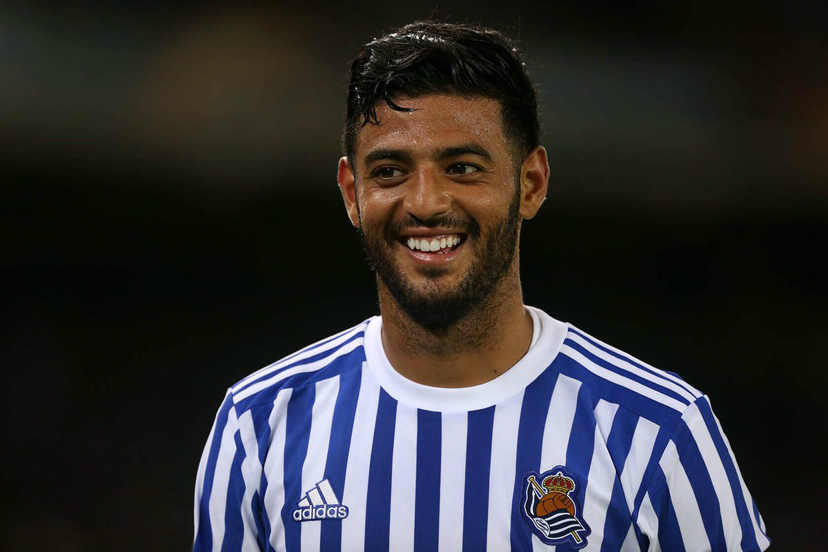Carlos Vela, delantero del Real Sociedad