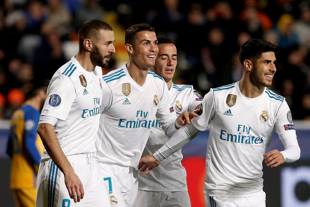 Cristiano Ronaldo anotó en la goleada al Apoel 