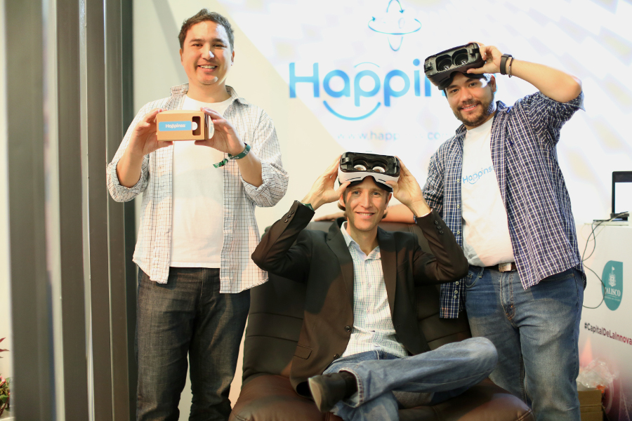 Marco Antonio Wang Tsu Liu, Rodrigo Padilla y Miguel Ángel Orozco/ Happinss