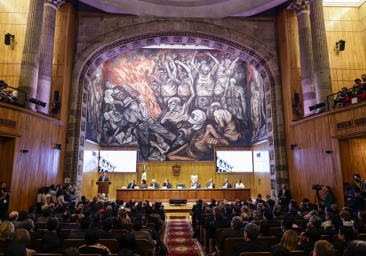 El evento de inauguración de la Conferencia Internacional ANUIES se llevó a cabo en el Paraninfo Enrique Díaz de León de la UdeG.
