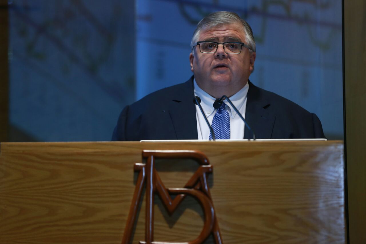 Informe trimestral de la junta de gobierno del Banco de México, donde se despidió como gobernador Agustín Carstens.