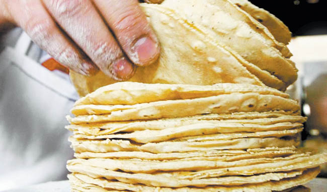 Medio kilo de tortilla. 