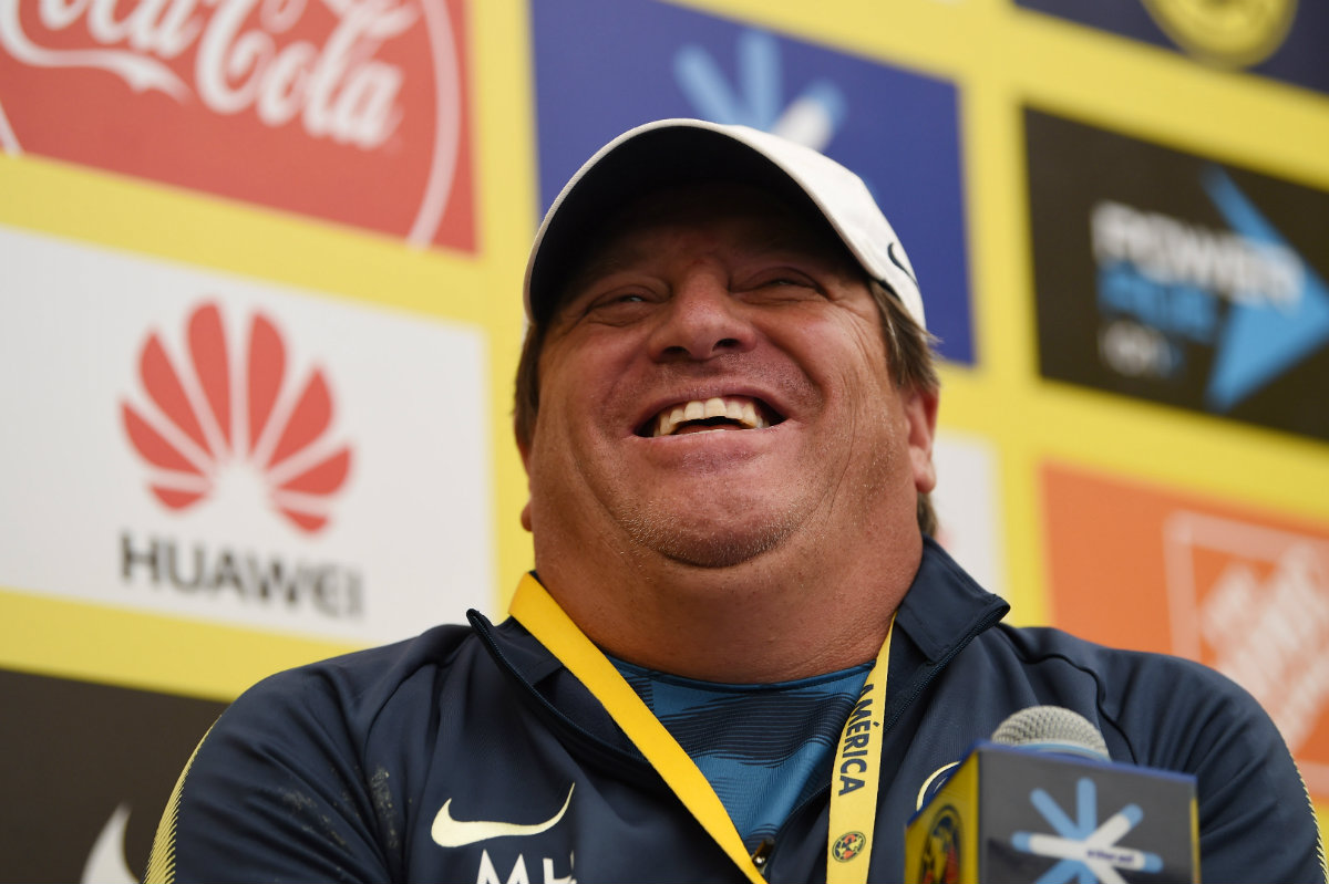 Miguel Herrera, director técnico de América