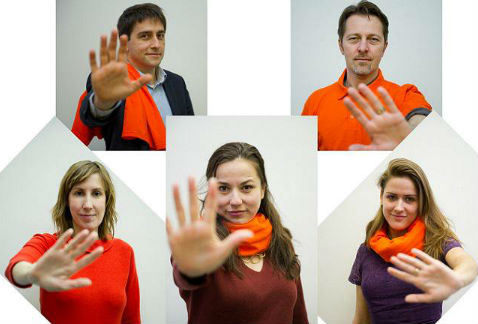 Pinta el mundo de naranja: el eslogan de la no violencia contra la mujer.