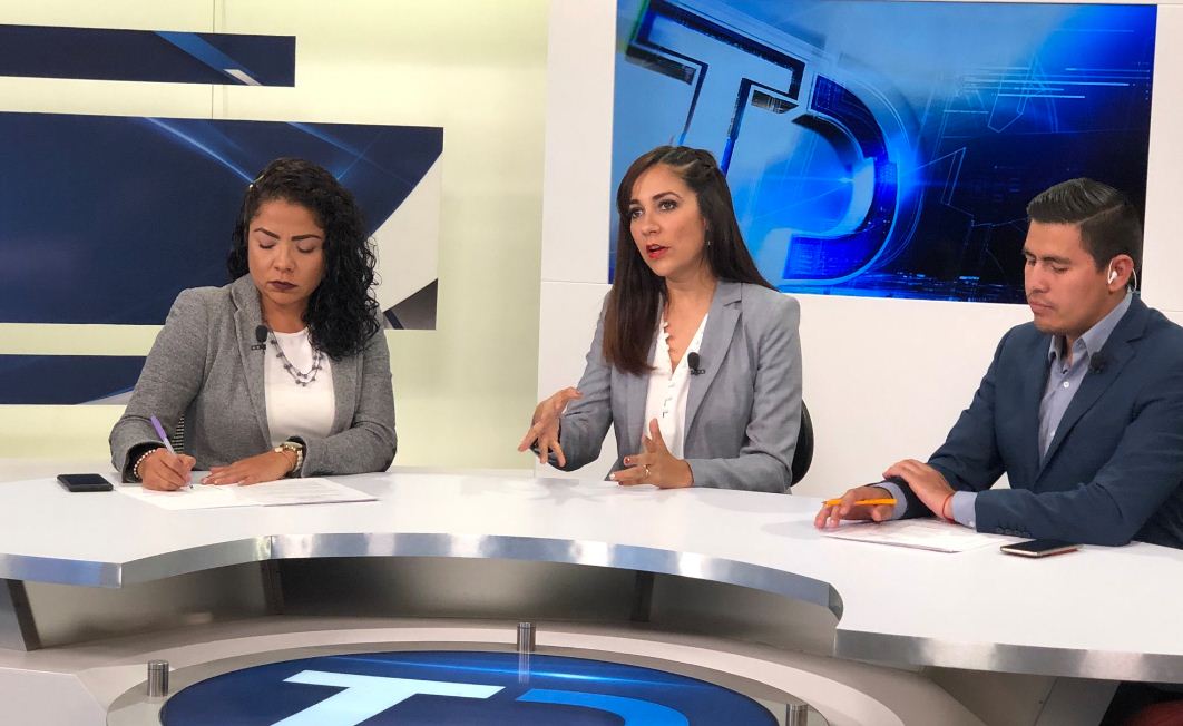 En entrevista la presidenta de la Comisión de gobernación del Congreso del Estado, Libia Denisse García Muñoz. 