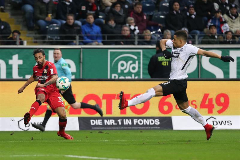 Bayer Leverkusen venció 1-0 al Eintracht Frankfurt