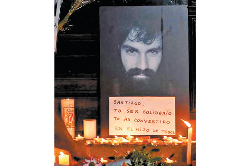 Maldonado desapareció en agosto. 